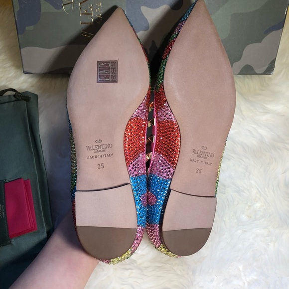 【sold】New authentic Valentino stud flats - Picture 5 of 8